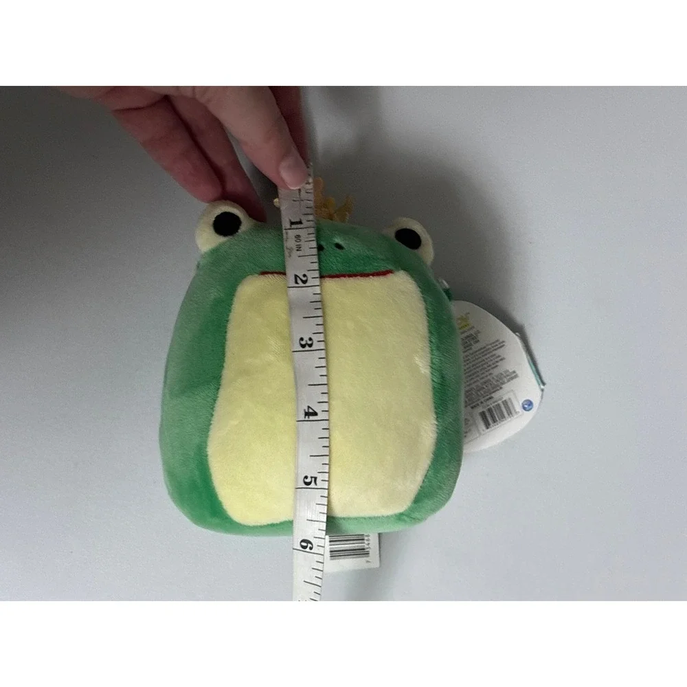 NWT Squishmallow Baratelli Frog Prince Crown Plush Toy 5